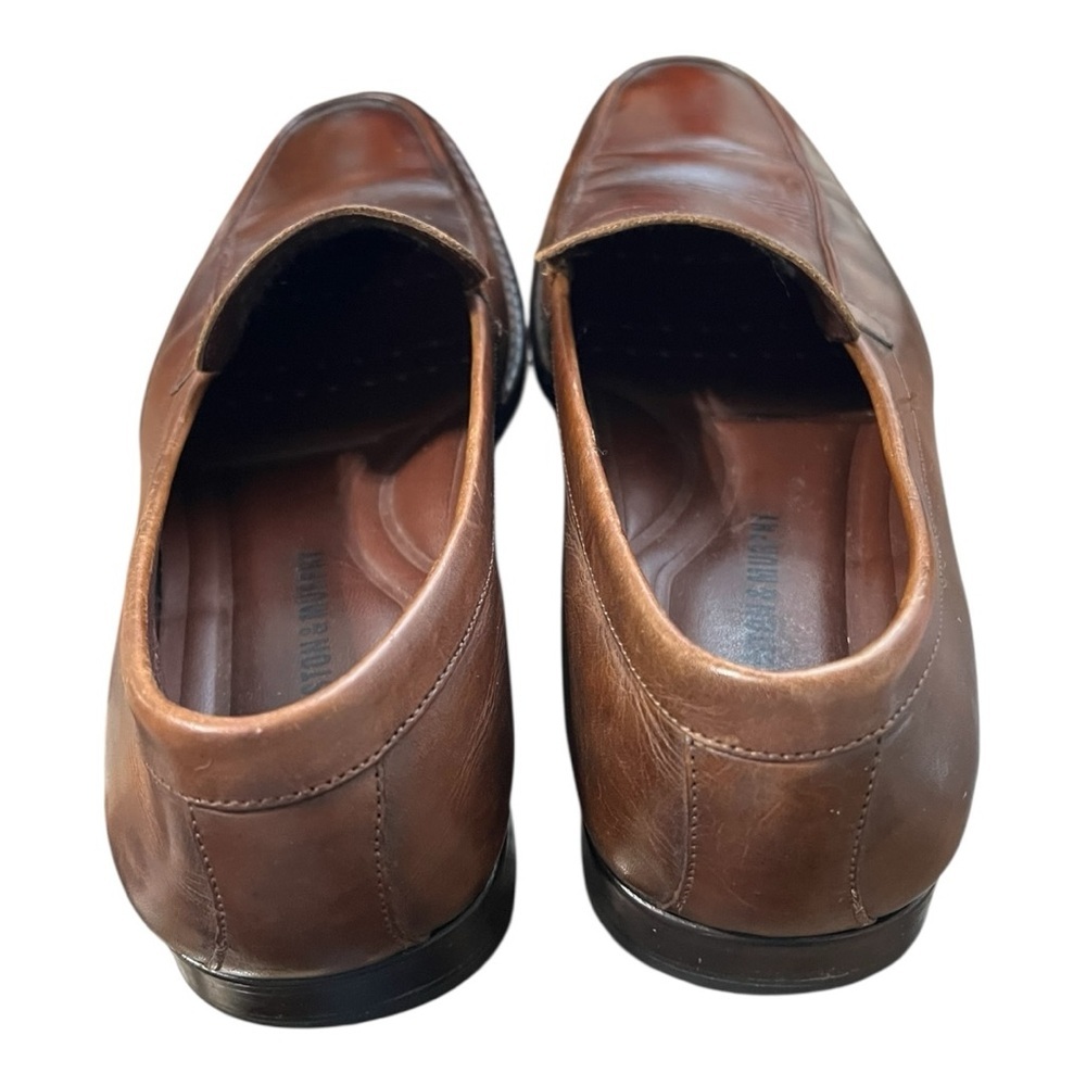 Johnston’s & Murphy Men's Brown Leather Loafers 9.5M - Picture 4 of 9